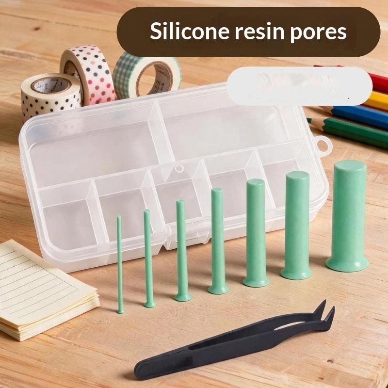 Silicone Epoxy Resin Molds Set - Zestaw do wiercenia otworów w żywicy,
