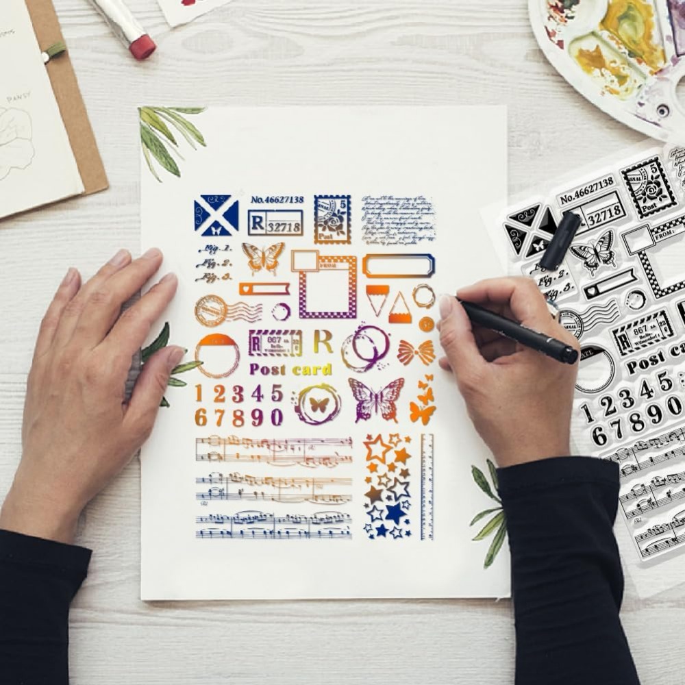 Poczta czyste znaczki różne wz – Clear Silicone Stamps For Card Making recenzja i cena