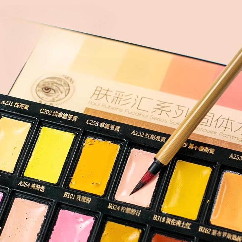 Zestaw pigmentów akwarelowych  – Watercolor Paint Set Solid Pigment recenzja i cena
