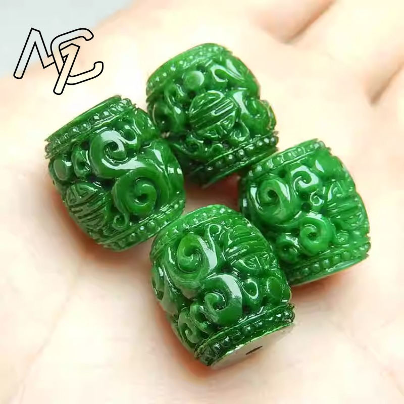 5 sztuk naturalny zielony jade – Beading recenzja i cena