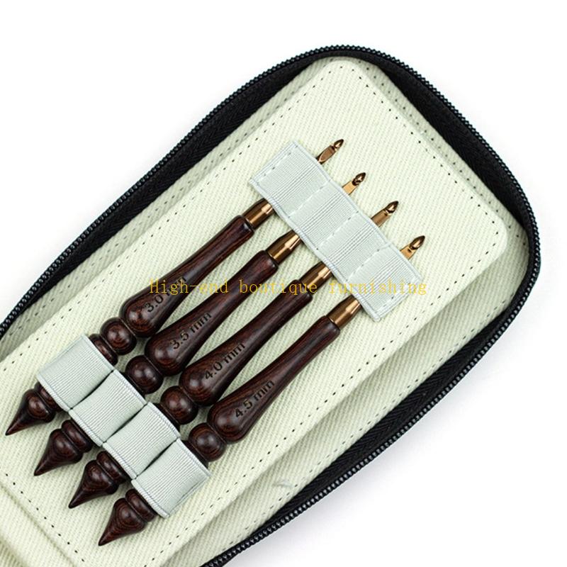 L9NB 8 szt. Ergonomiczny drewn – Wooden Crochet Hooks Ergonomic Handle recenzja i cena
