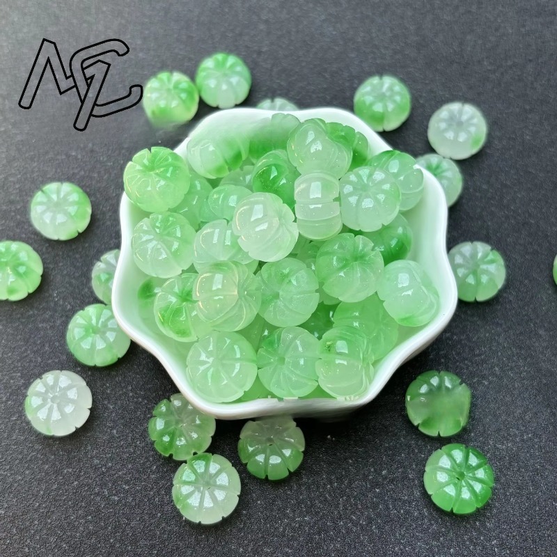 10 sztuk zielony jadeit dynia  – Beading recenzja i cena