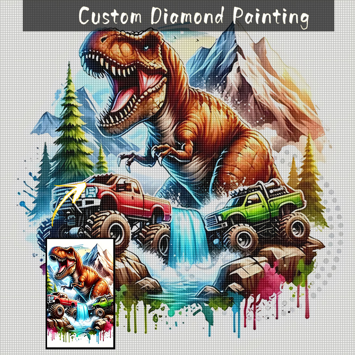 Zestaw do tworzenia obrazów di – 5D Diamond Painting Kit Full Drill recenzja i cena