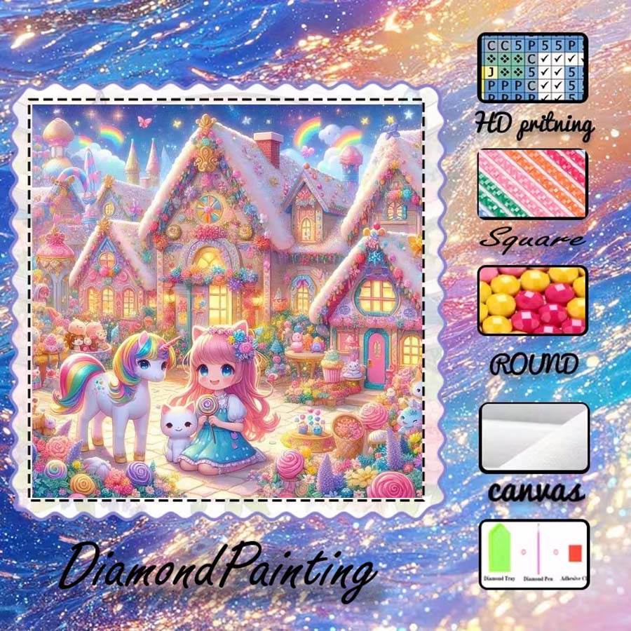 1 sztuka tkaniny flokowanej 5D – 5D Diamond Painting Kit Full Drill recenzja i cena