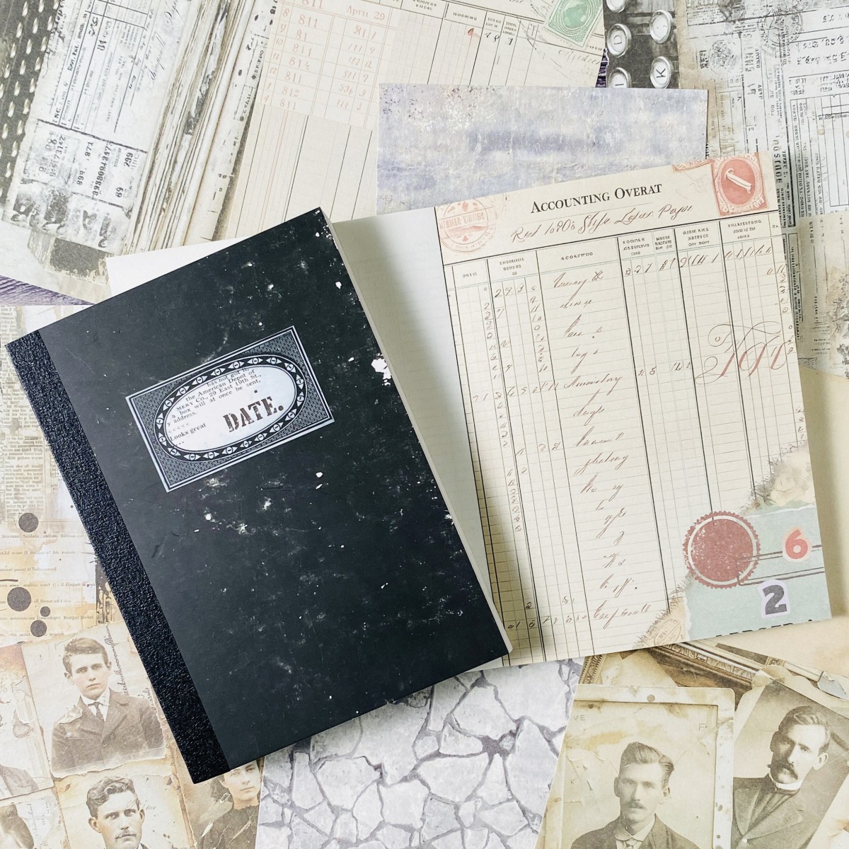 Zestaw 100 arkuszy papieru vin – Vintage Junk Journal Scrapbooking Paper recenzja i cena